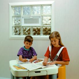 Ground level windows are an easy target for a break-in. Glass block basement windows are the Beautiful Barrier.